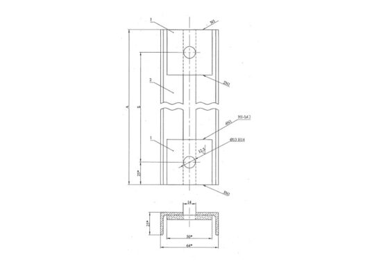 Кронштейн крепления кабеля 550-Щ-С